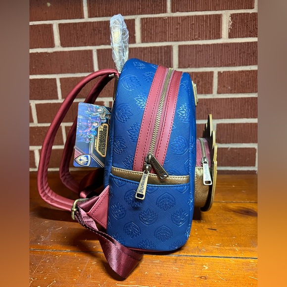 Loungefly Marvel Guardians of the Galaxy Vol 3 Ravager Badge Mini Backpack-NWT - Picture 3 of 7